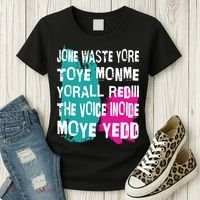 DonT Waste Your Time On Me YouRe Already The Voice Inside Women's T-Shirt thumb 3
