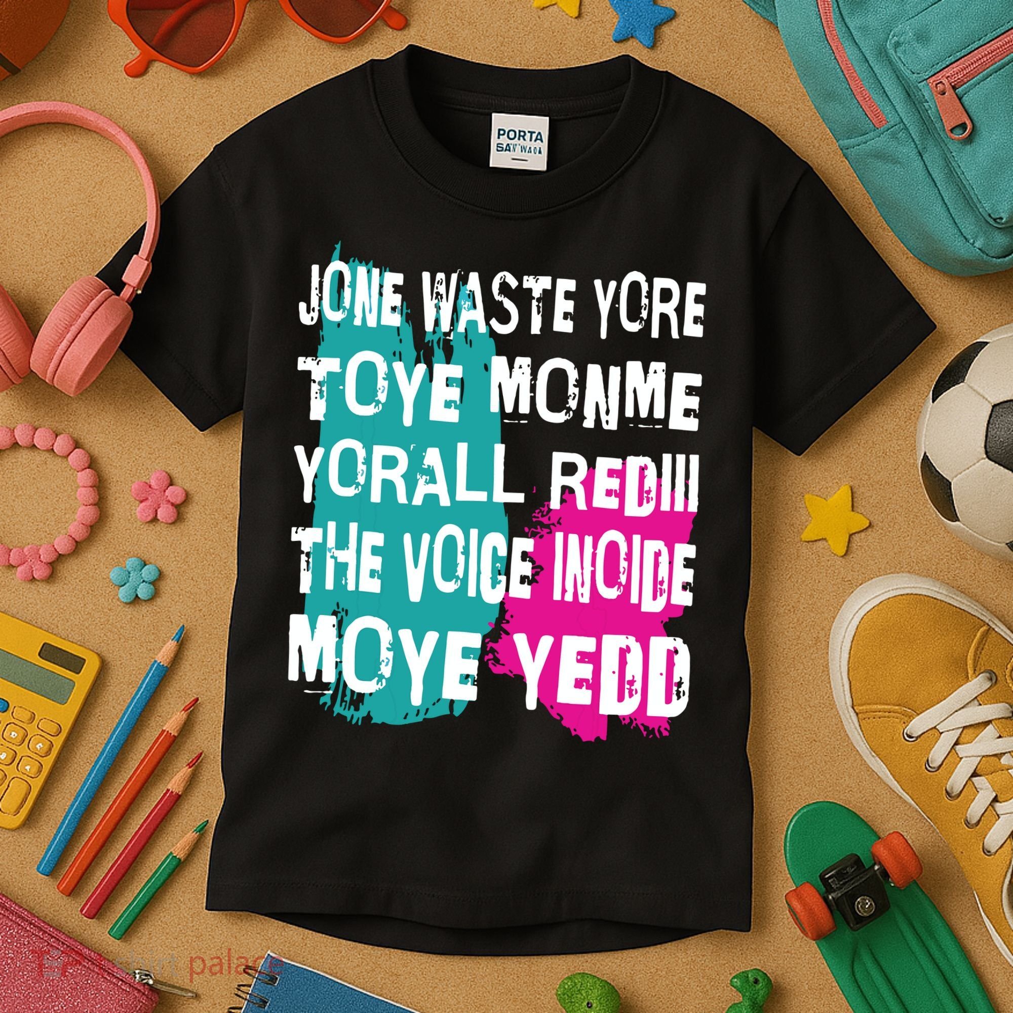 DonT Waste Your Time On Me YouRe Already The Voice Inside Kids T-Shirt