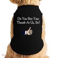 Do You Bite Your Thumb Shakespeare Doggie Tank thumb 0