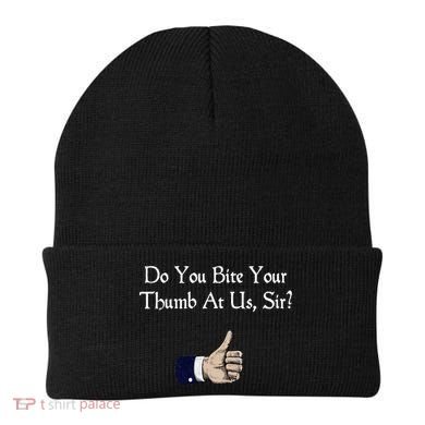 Do You Bite Your Thumb Shakespeare Beanie