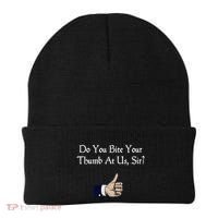 Do You Bite Your Thumb Shakespeare Beanie thumb 0