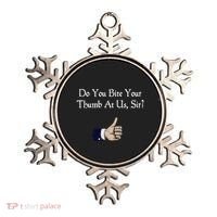 Do You Bite Your Thumb Shakespeare Ornament thumb 0