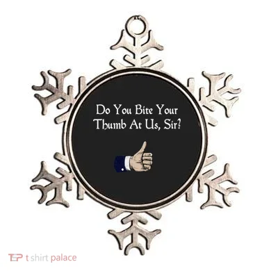 Do You Bite Your Thumb Shakespeare Ornament