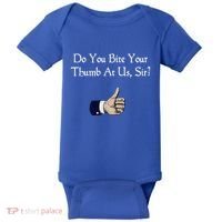 Do You Bite Your Thumb Shakespeare Baby Bodysuit thumb 0