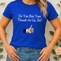 Do You Bite Your Thumb Shakespeare Women's T-Shirt thumb 2