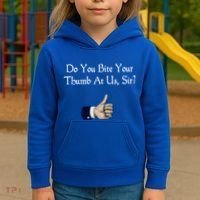 Do You Bite Your Thumb Shakespeare Kids Hoodie thumb 3
