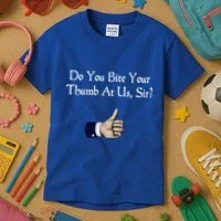 Do You Bite Your Thumb Shakespeare Kids T-Shirt thumb 3