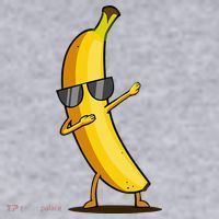 Dabbing Yellow Banana Dab Funny Dancing Fruit Women's Sweatshirt thumb 2