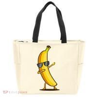 Dabbing Yellow Banana Dab Funny Dancing Fruit Tote Bag thumb 0