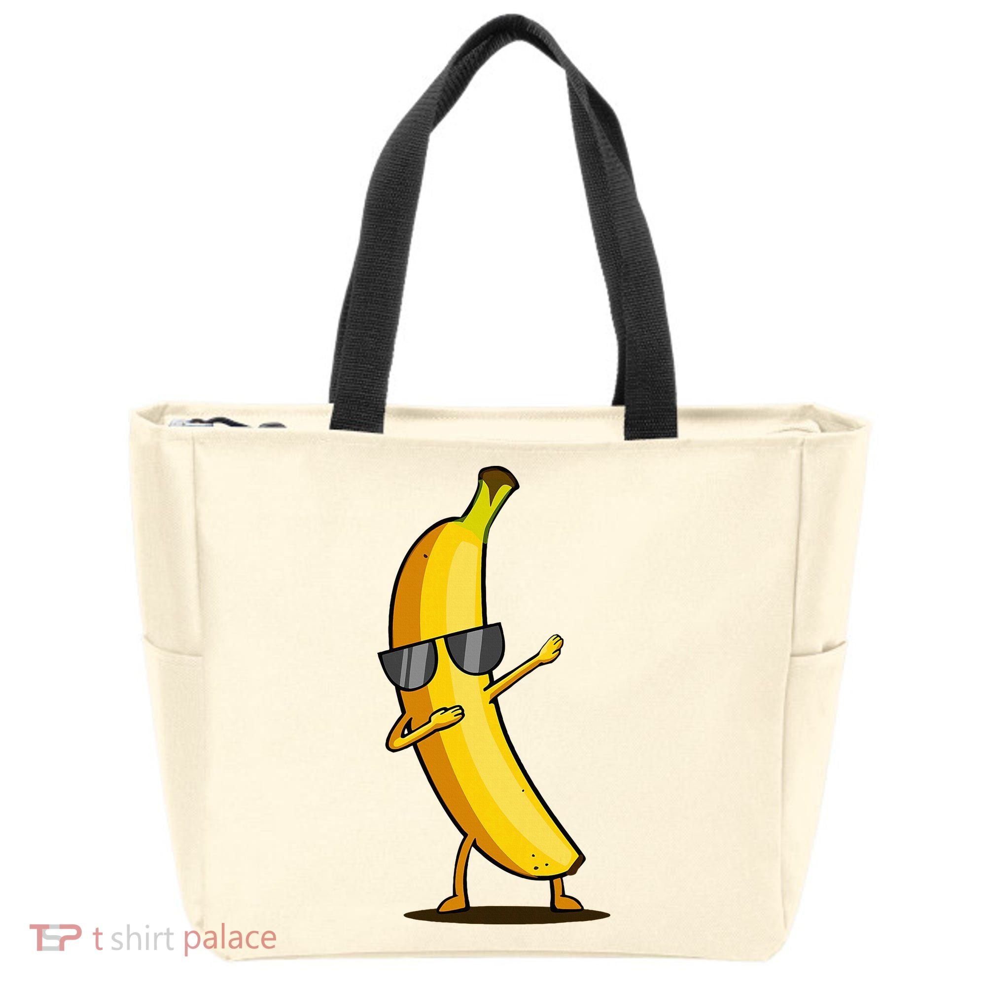 Dabbing Yellow Banana Dab Funny Dancing Fruit Tote Bag