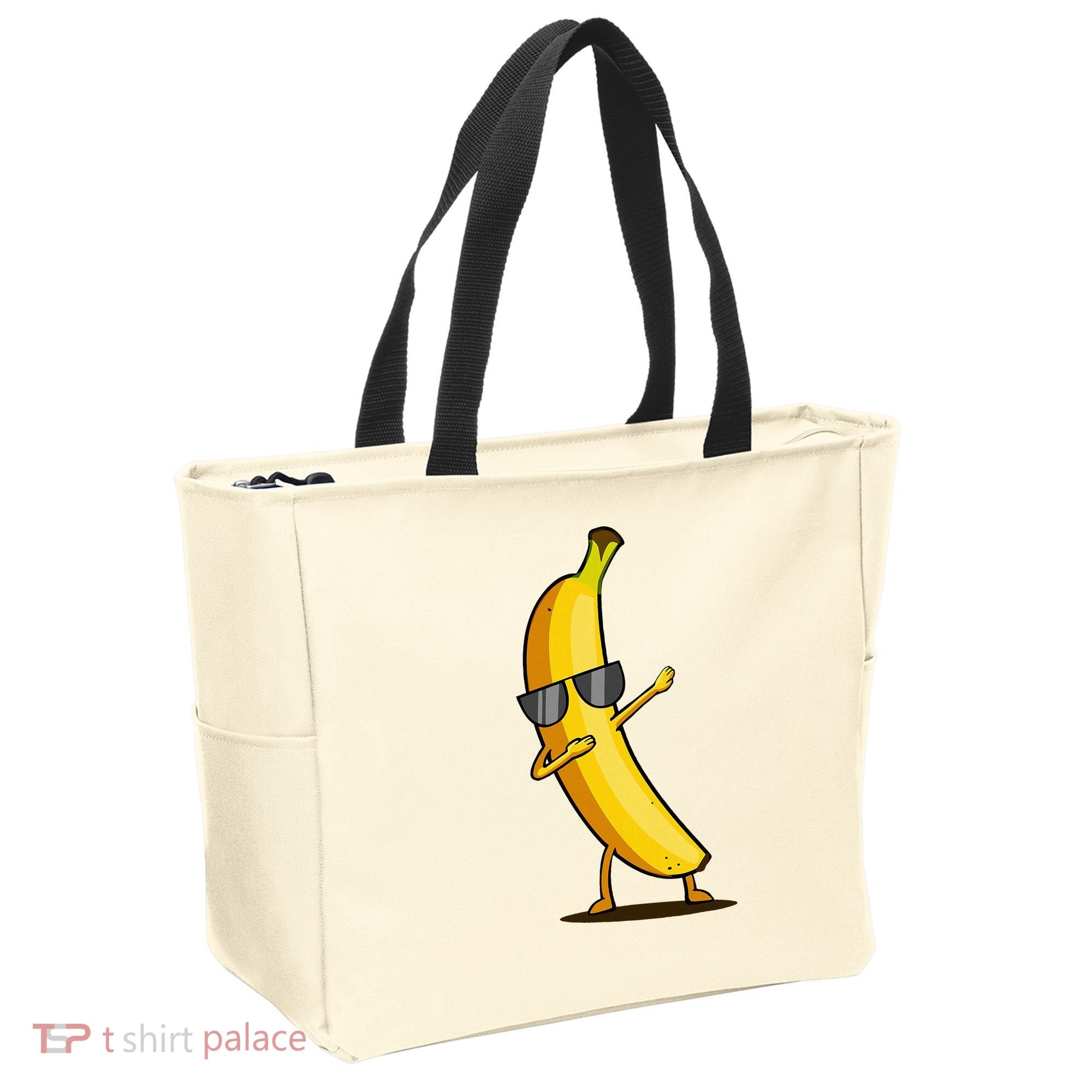 Dabbing Yellow Banana Dab Funny Dancing Fruit Tote Bag