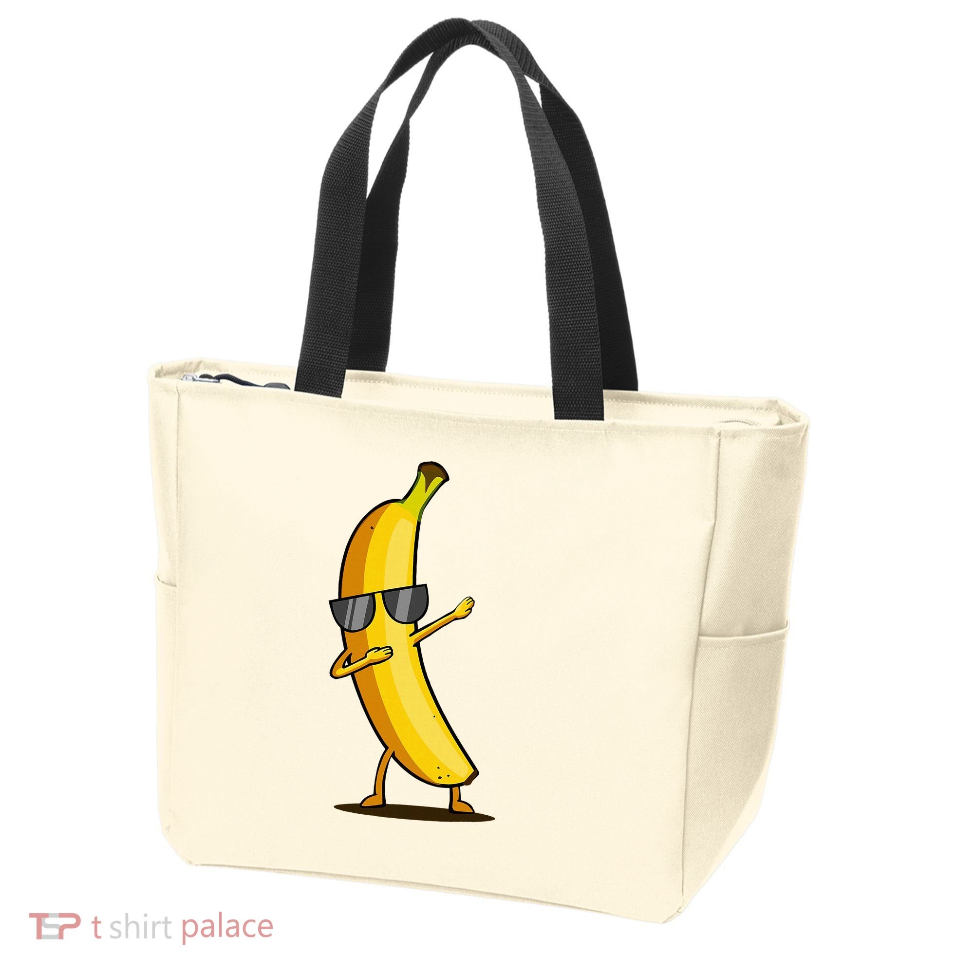 Dabbing Yellow Banana Dab Funny Dancing Fruit Tote Bag