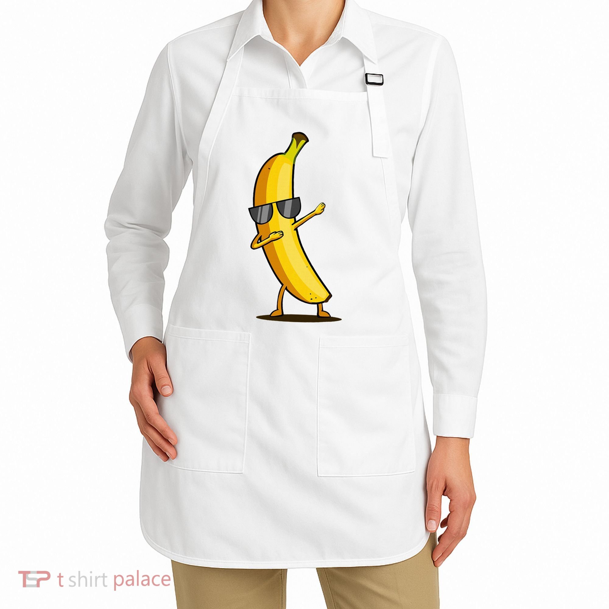 Dabbing Yellow Banana Dab Funny Dancing Fruit Apron