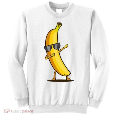 Dabbing Yellow Banana Dab Funny Dancing Fruit Sweatshirt