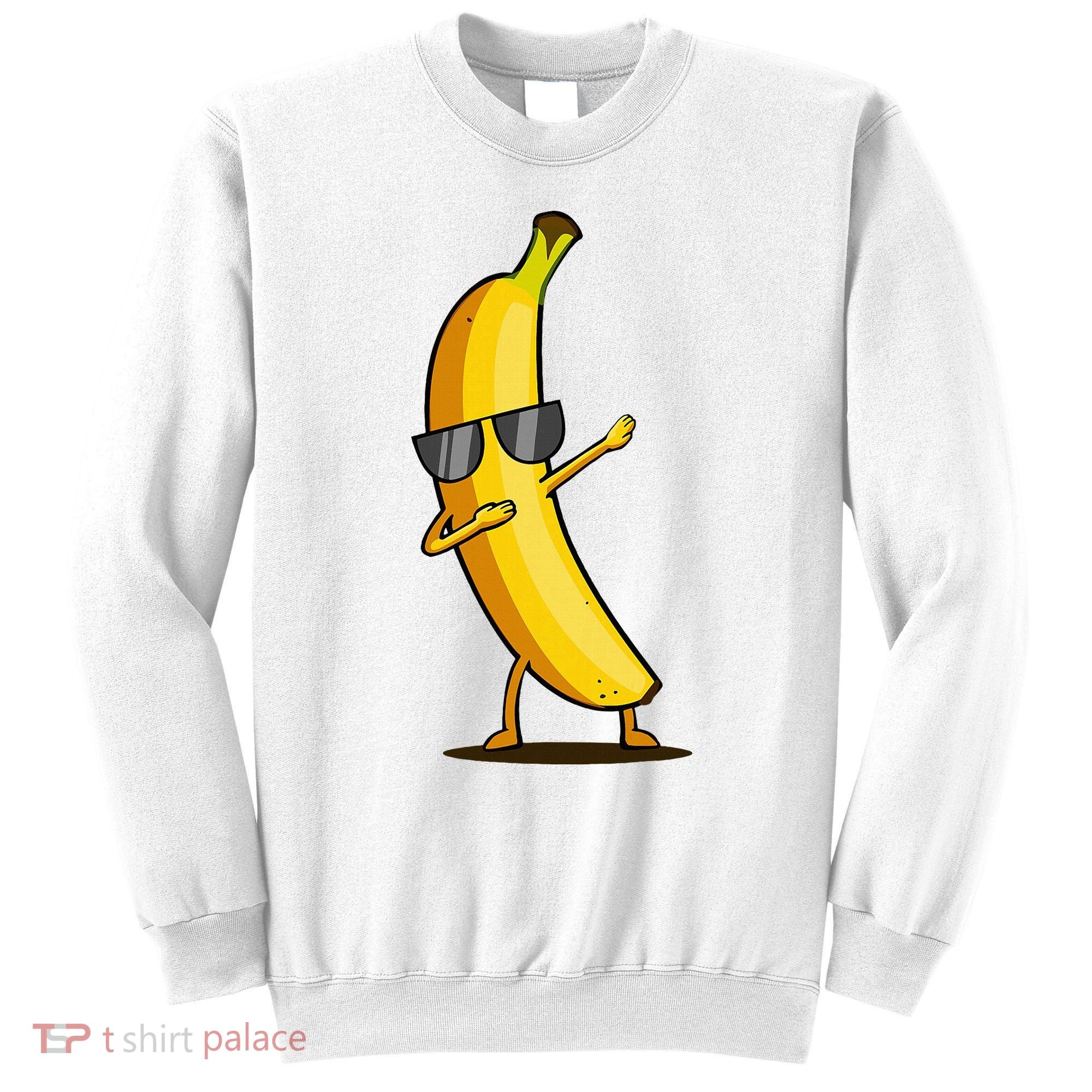 Dabbing Yellow Banana Dab Funny Dancing Fruit Sweatshirt