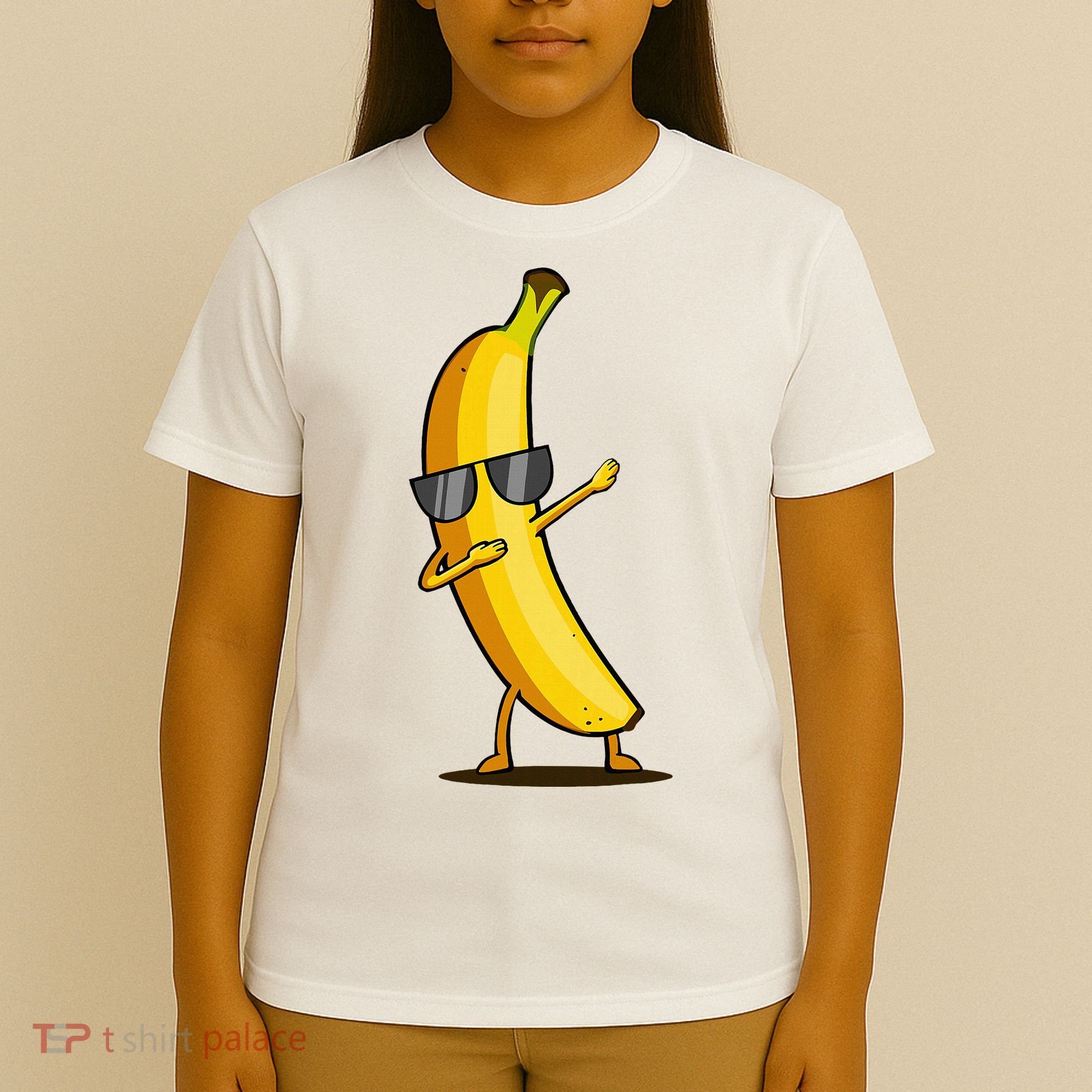 Dabbing Yellow Banana Dab Funny Dancing Fruit T-Shirt