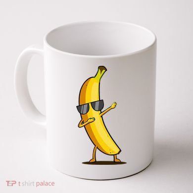 Dabbing Yellow Banana Dab Funny Dancing Fruit Coffee Mug