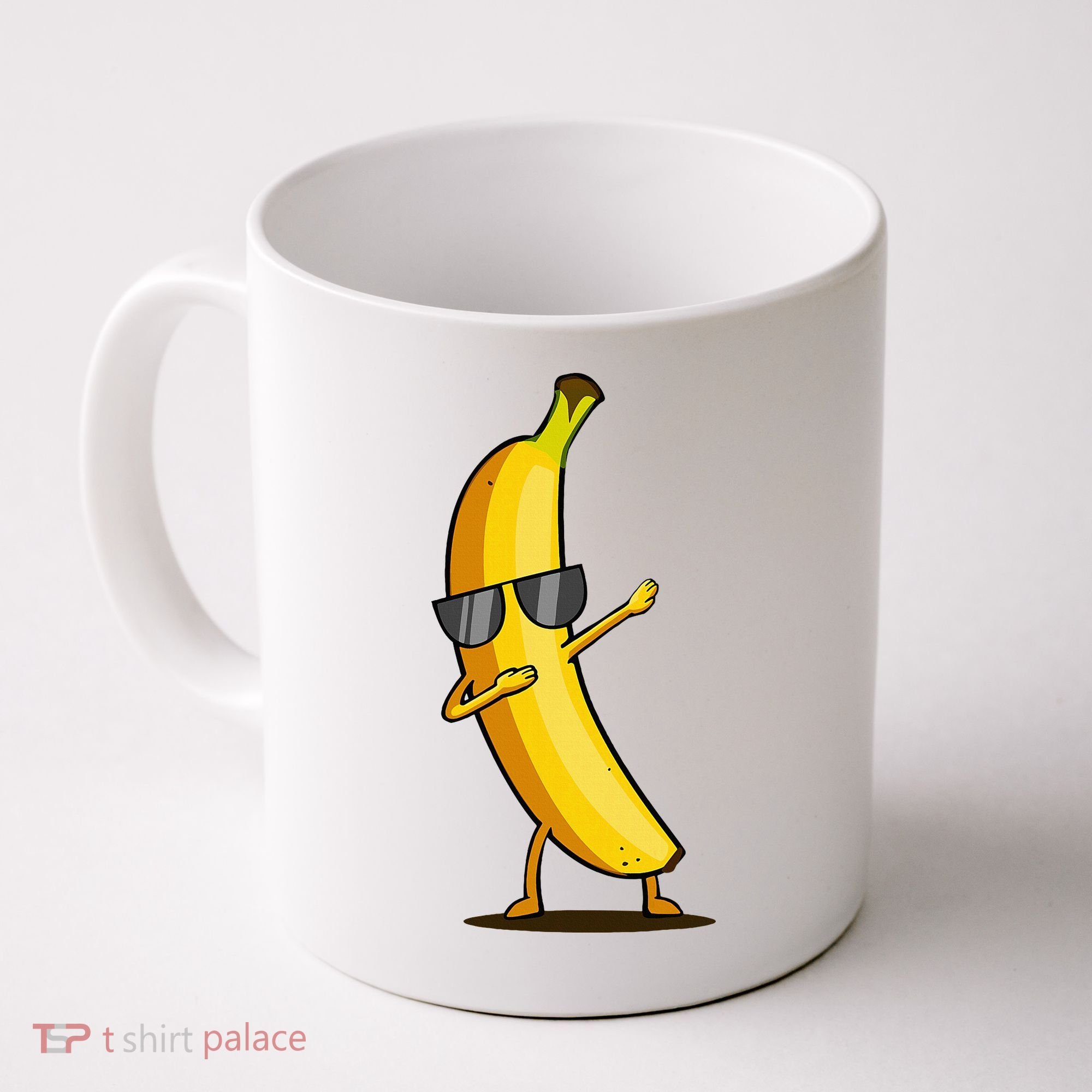 Dabbing Yellow Banana Dab Funny Dancing Fruit Coffee Mug