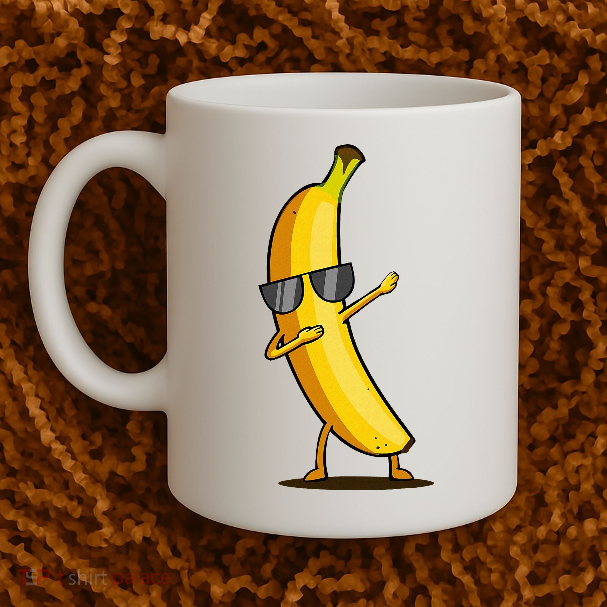 Dabbing Yellow Banana Dab Funny Dancing Fruit Coffee Mug