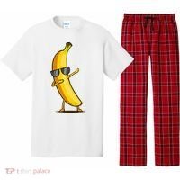Dabbing Yellow Banana Dab Funny Dancing Fruit Pajama Set thumb 0