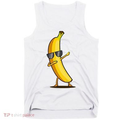 Dabbing Yellow Banana Dab Funny Dancing Fruit Tank Top