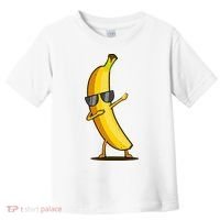 Dabbing Yellow Banana Dab Funny Dancing Fruit Toddler T-Shirt thumb 0