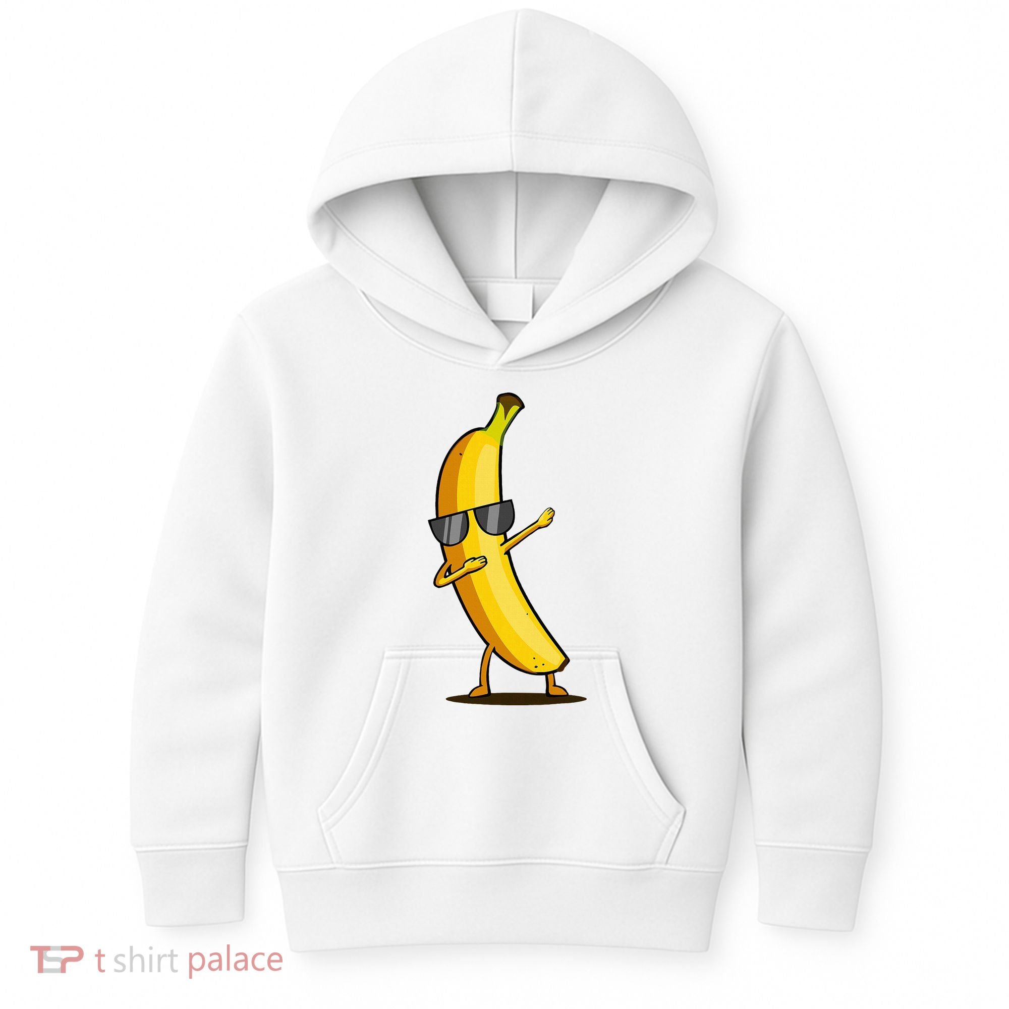 Dabbing Yellow Banana Dab Funny Dancing Fruit Kids Hoodie