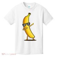 Dabbing Yellow Banana Dab Funny Dancing Fruit Kids T-Shirt thumb 0