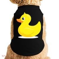 Duck Yelllow Cute Duckie Tee Great For Kids Doggie Tank thumb 0