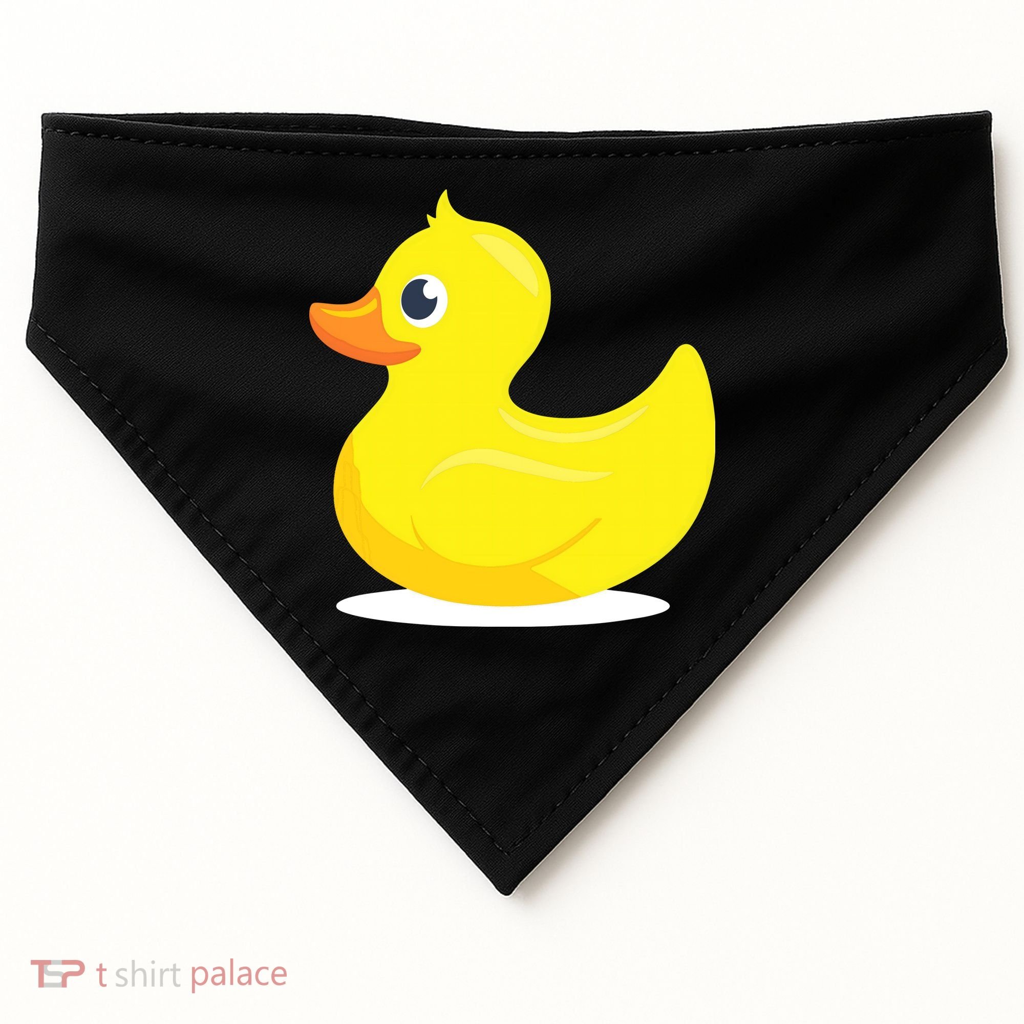 Duck Yelllow Cute Duckie Tee Great For Kids USA-Made Doggie Bandana