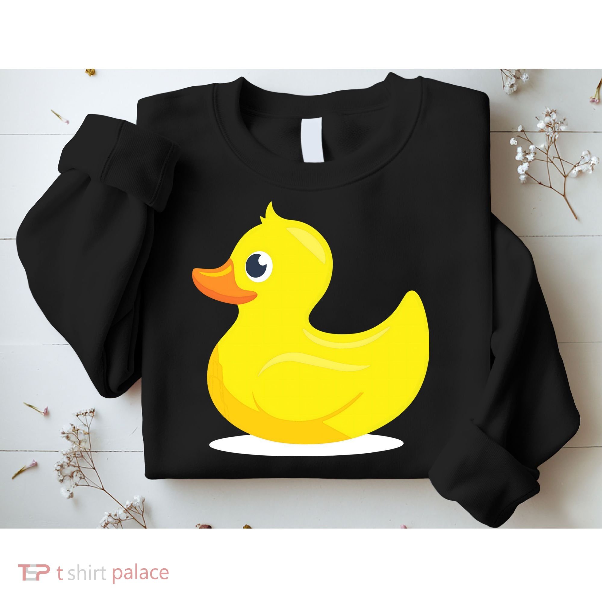 Duck Yelllow Cute Duckie Tee Great For Kids Sweatshirt