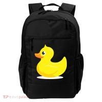 Duck Yelllow Cute Duckie Tee Great For Kids Backpack thumb 0