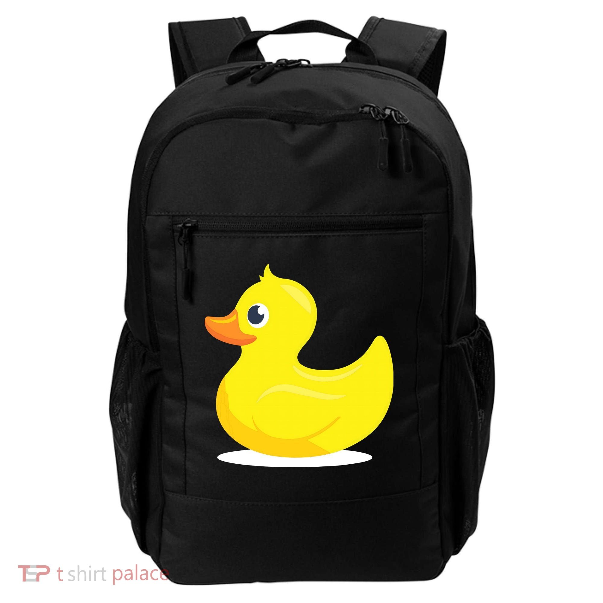 Duck Yelllow Cute Duckie Tee Great For Kids Backpack