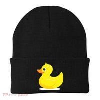 Duck Yelllow Cute Duckie Tee Great For Kids Beanie thumb 0