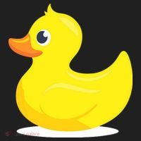 Duck Yelllow Cute Duckie Tee Great For Kids Beanie thumb 2