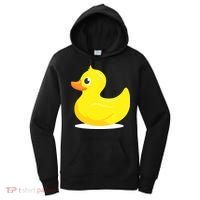 Duck Yelllow Cute Duckie Tee Great For Kids Women's Hoodie thumb 0