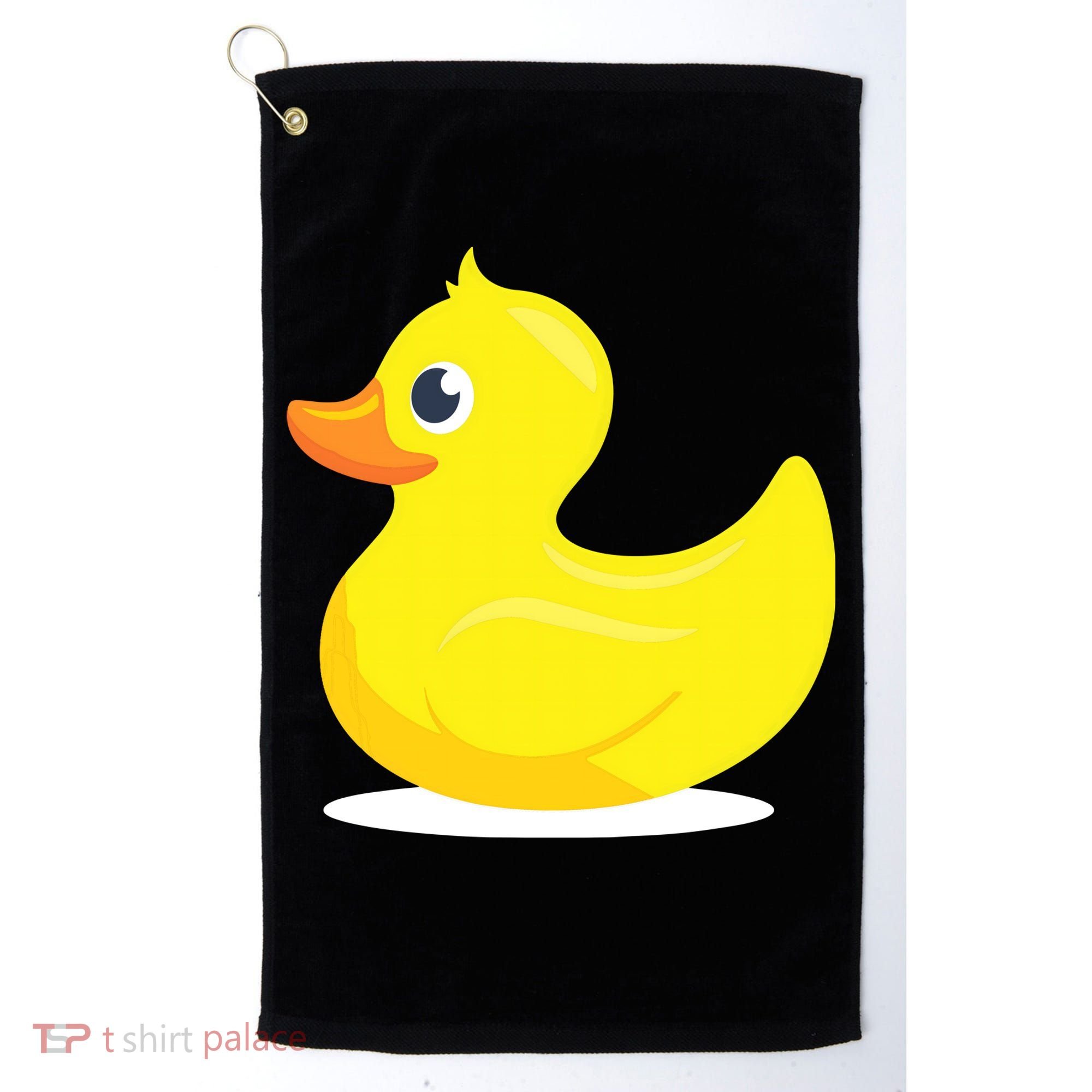 Duck Yelllow Cute Duckie Tee Great For Kids Golf Towel