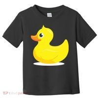 Duck Yelllow Cute Duckie Tee Great For Kids Toddler T-Shirt thumb 0