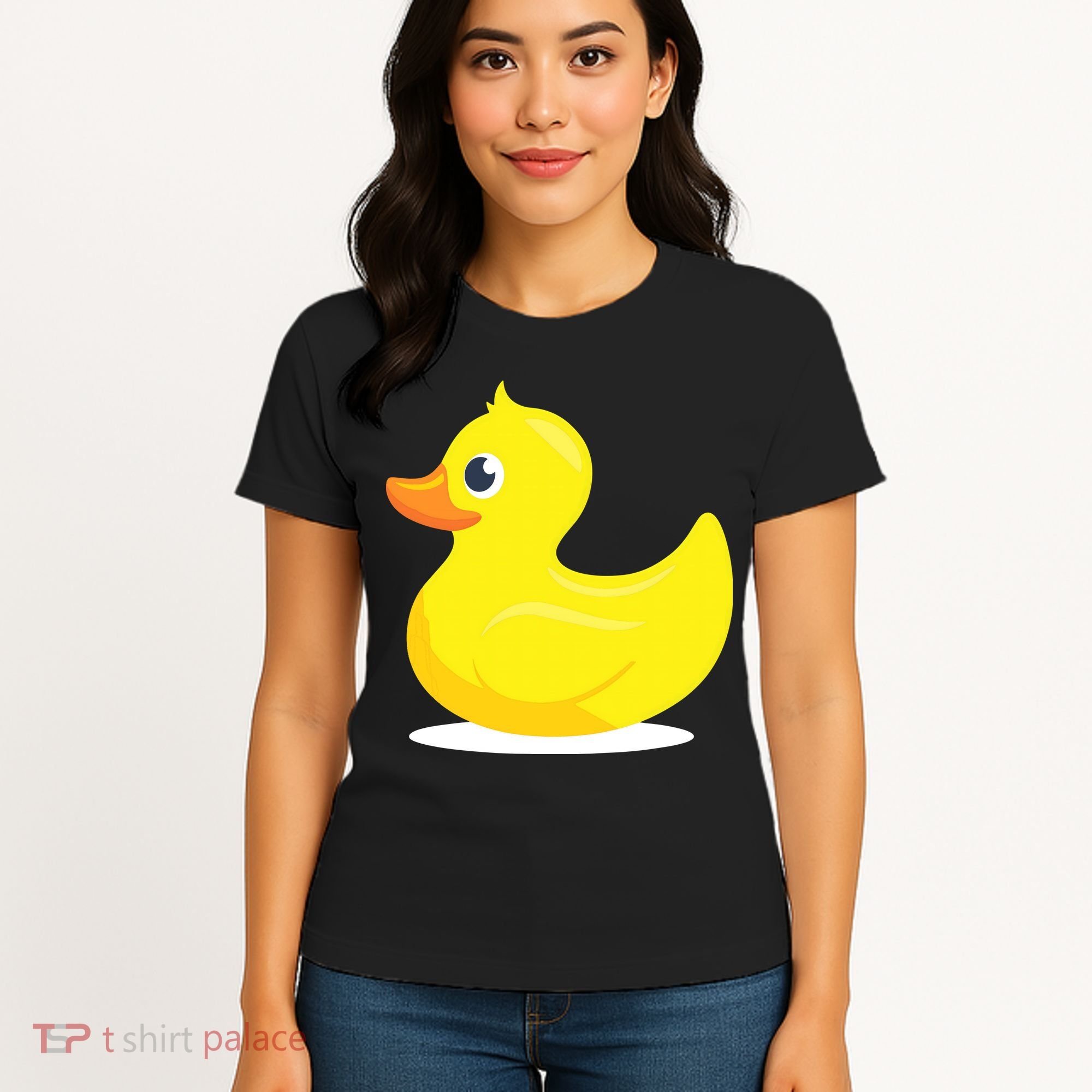 Duck Yelllow Cute Duckie Tee Great For Kids Women's T-Shirt