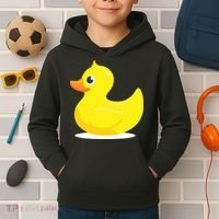Duck Yelllow Cute Duckie Tee Great For Kids Kids Hoodie thumb 2