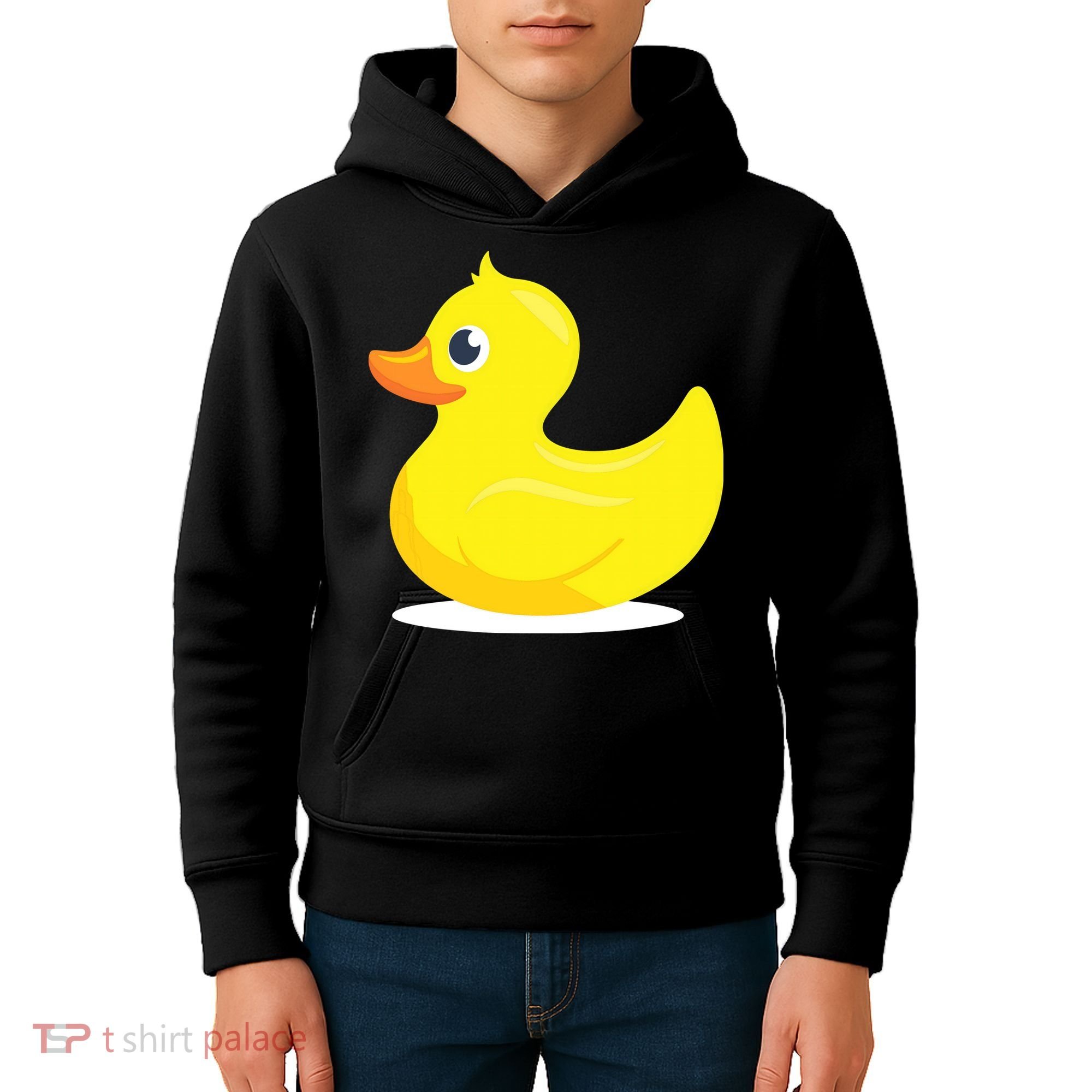 Duck Yelllow Cute Duckie Tee Great For Kids Kids Hoodie