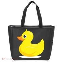 Duck Yelllow Cute Duckie Tee Great For Kids Tote Bag thumb 0