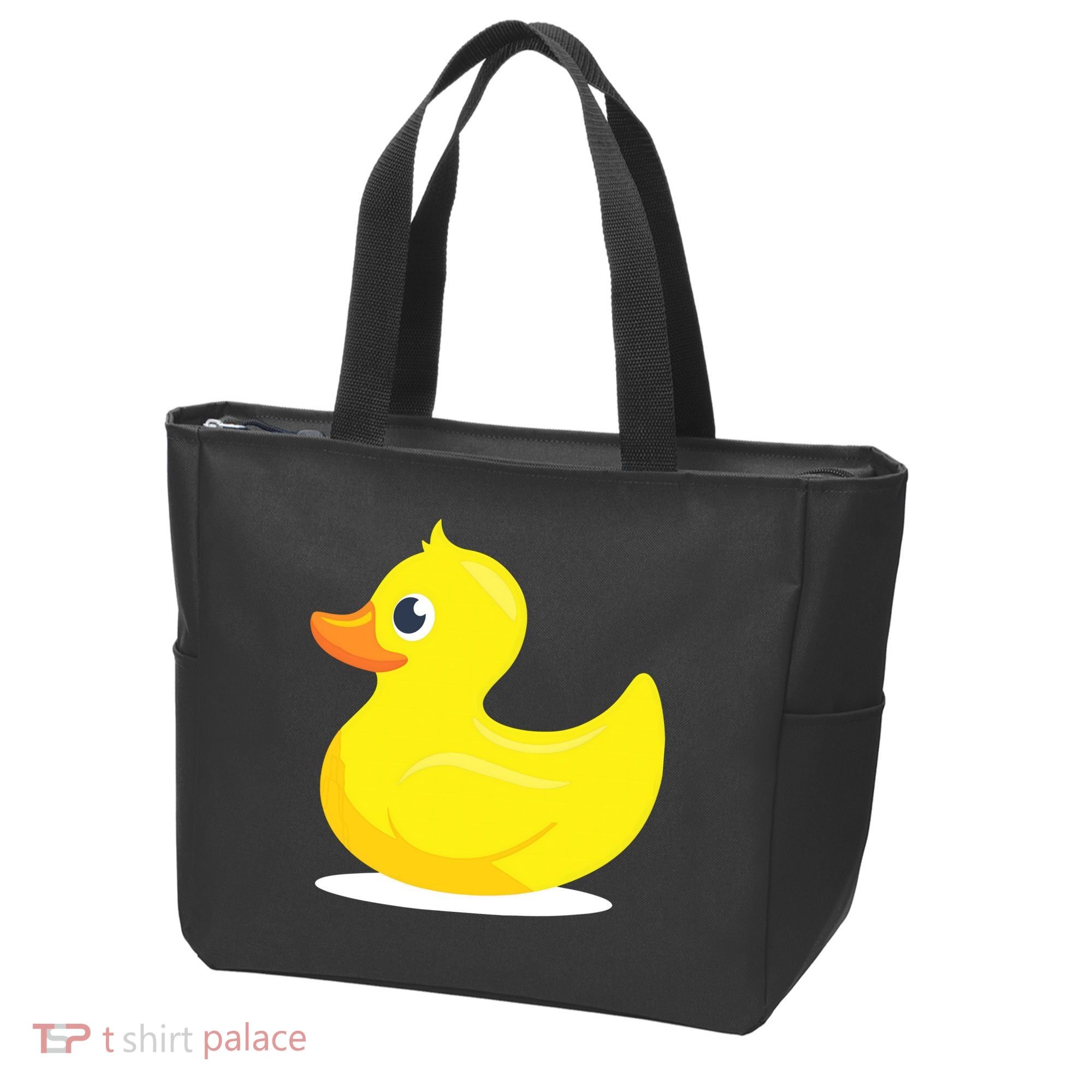 Duck Yelllow Cute Duckie Tee Great For Kids Tote Bag