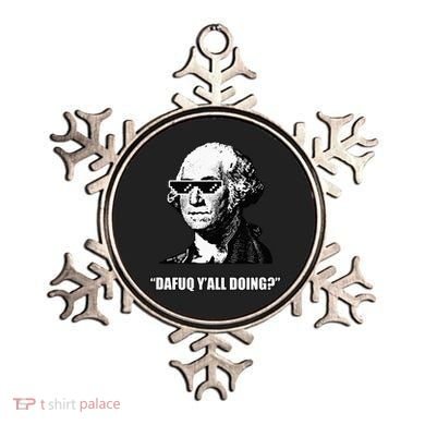 Dafuq y'all doing George Washington Ornament