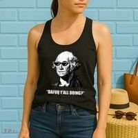 Dafuq y'all doing George Washington Women's Tank Top thumb 2