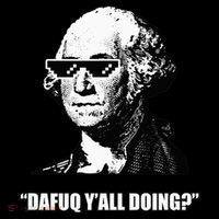 Dafuq y'all doing George Washington Women's Tank Top thumb 5