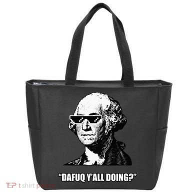 Dafuq y'all doing George Washington Tote Bag
