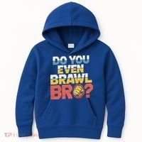 Do You Even Brawl Bro Gamer Kids Hoodie thumb 0