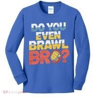 Do You Even Brawl Bro Gamer Kids Long Sleeve Shirt thumb 0