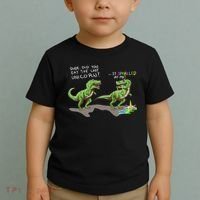 Did You Eat The Last Unicorn It Sparkled At Me! Dinosaur Toddler T-Shirt thumb 2